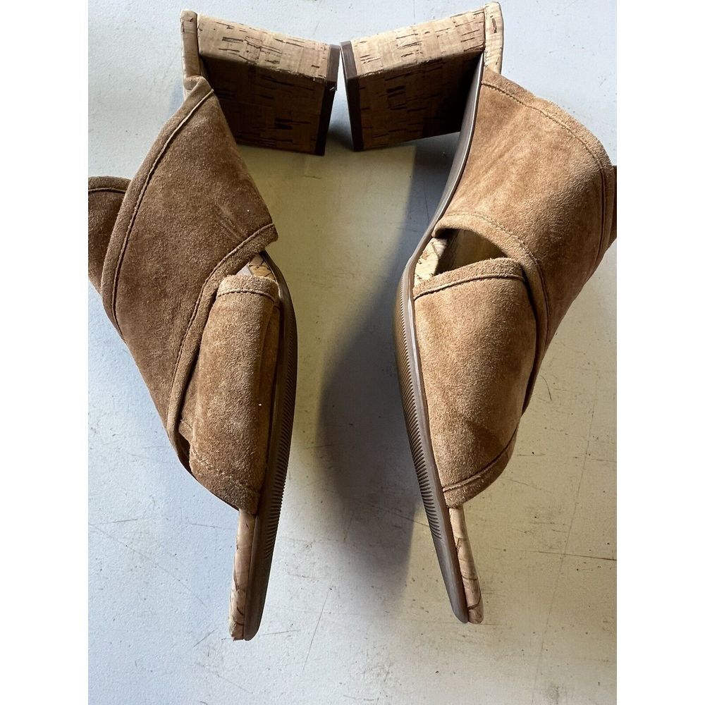 Van Eli Merana Suede Heel Sandals Size 12m - Picture 2 of 4